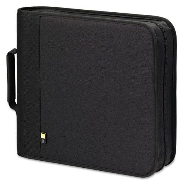 Cd/dvd Expandable Binder, Holds 208 Discs, Black