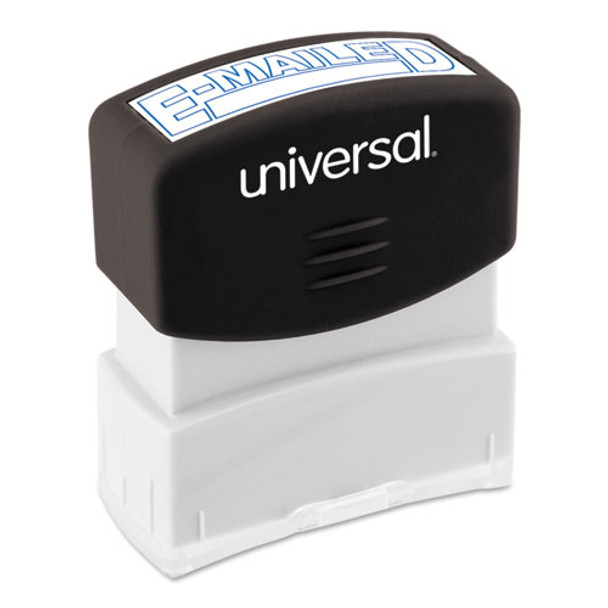 Message Stamp, E-mailed, Pre-inked One-color, Blue