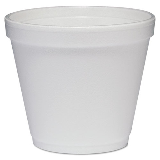 Food Containers, Foam, 8oz, White, 1000/carton