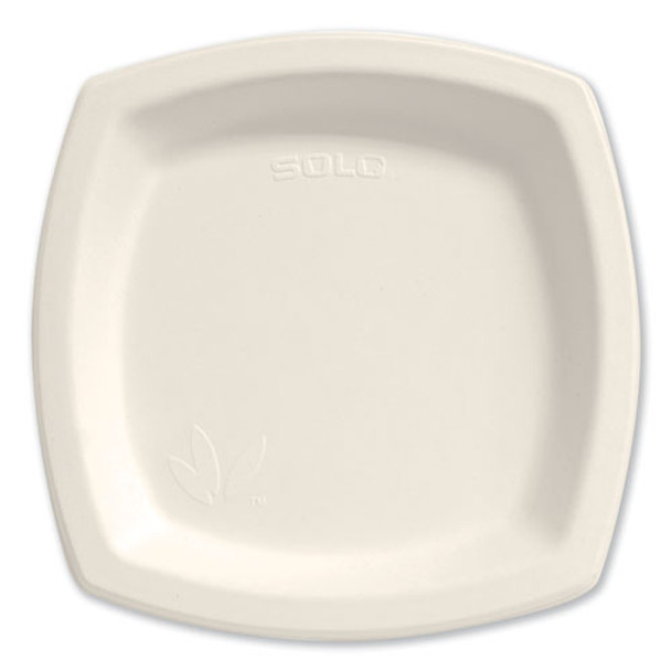 Bare Eco-forward Sugarcane Dinnerware, 8 1/4" Plate, Ivory, 125/pk