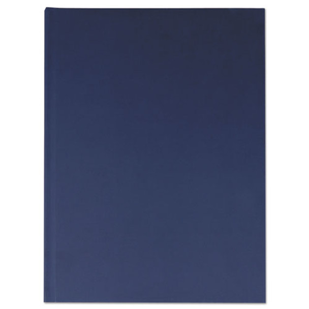 Casebound Hardcover Notebook, Wide/legal Rule, Dark Blue, 10.25 X 7.68, 150 Sheets