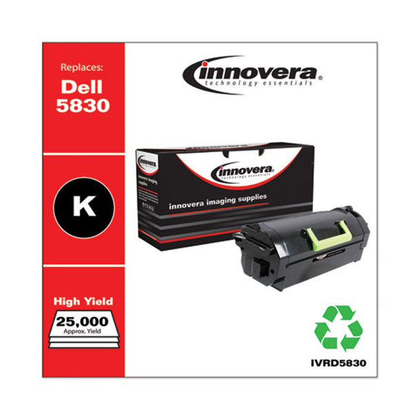 Remanufactured Black High-yield Toner Cartridge, Replacement For Dell S5830 (2jx96; 593-bbyr; 593-bbys; X68y8, 25,000 Pages