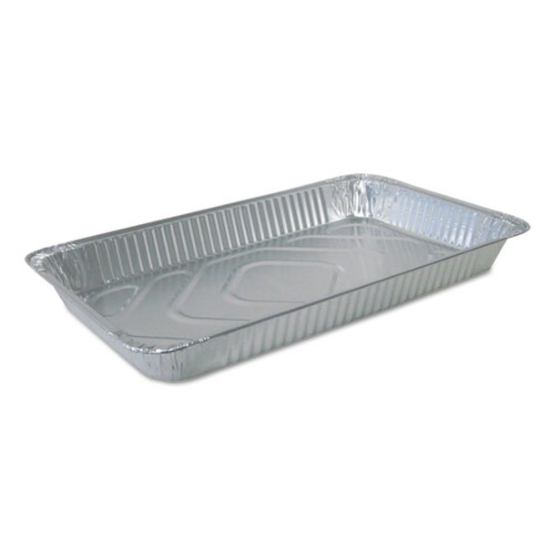 Aluminum Steam Table Pans, Full Size, Medium, 50/carton