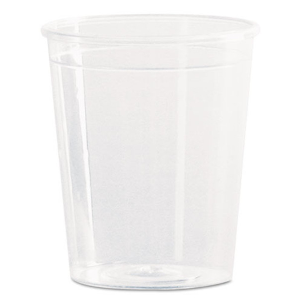 Comet Plastic Portion/shot Glass, 2 Oz., Clear, 50/pack