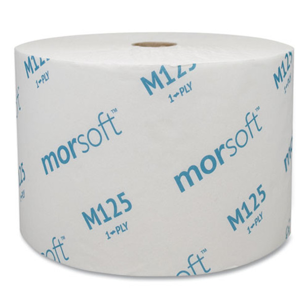 Small Core Bath Tissue, Septic Safe, 1-ply, White, 2500 Sheets/roll, 24 Rolls/carton