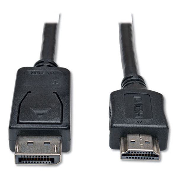 Displayport To Hdmi Cable Adapter (m/m), 10 Ft., Black