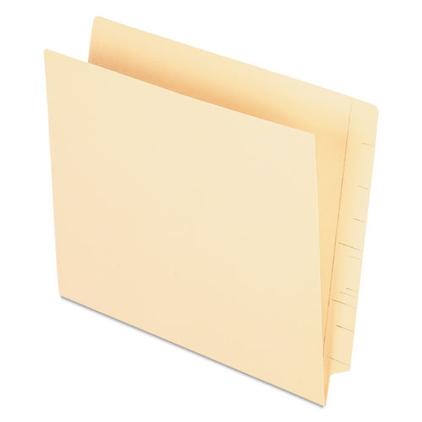 Manila End Tab Pocket Folder, Straight Tab, Letter Size, 50/box
