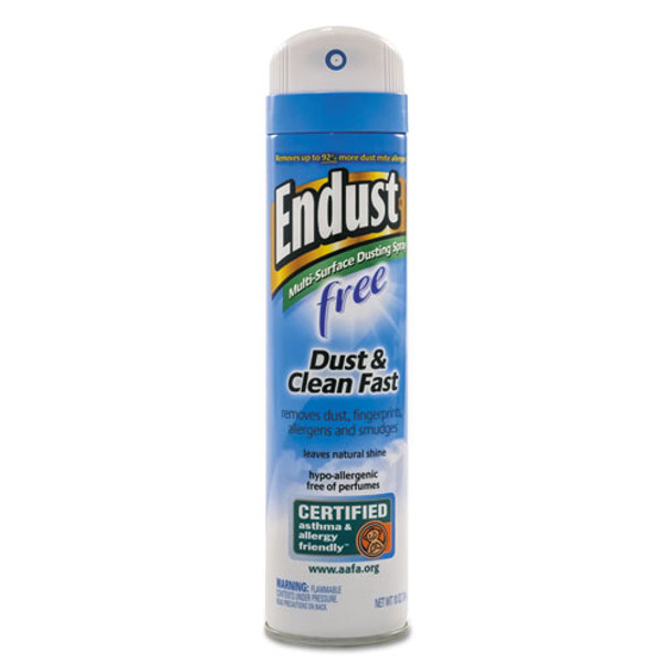 Endust Free Hypo-allergenic Dusting And Cleaning Spray, 10 Oz Aerosol, 6/ct