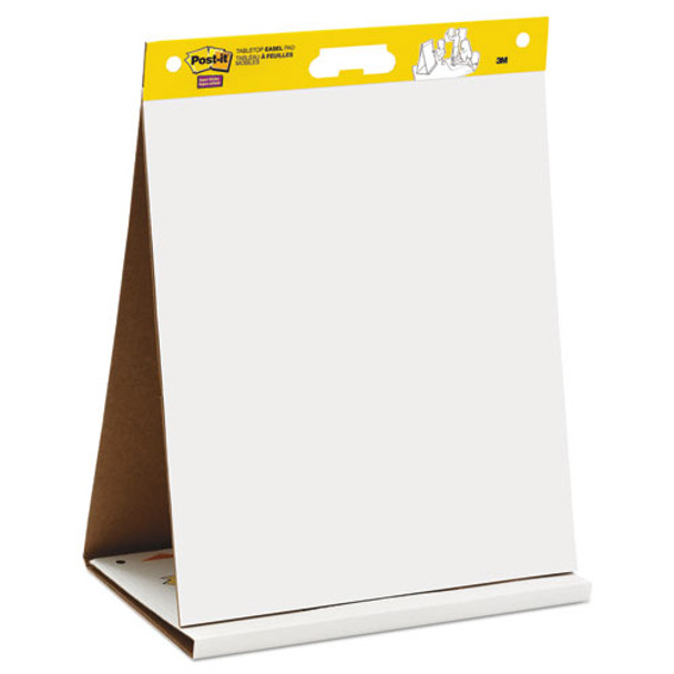 Self-stick Tabletop Easel Pad, 20 X 23, White, 20 Sheets