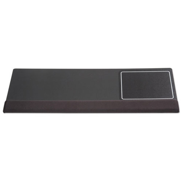 Extended Keyboard Wrist Rest, Memory Foam, Non-skid Base, 27 X 11 X 1, Black