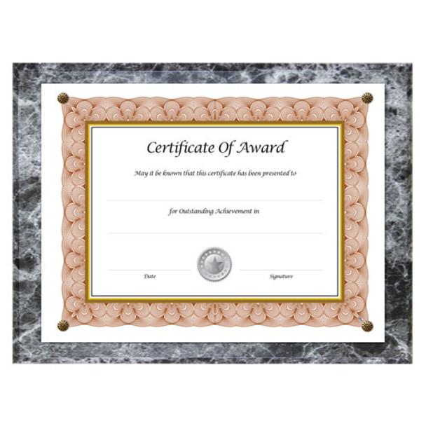 Award-a-plaque Document Holder, Acrylic/plastic, 10-1/2 X 13, Black