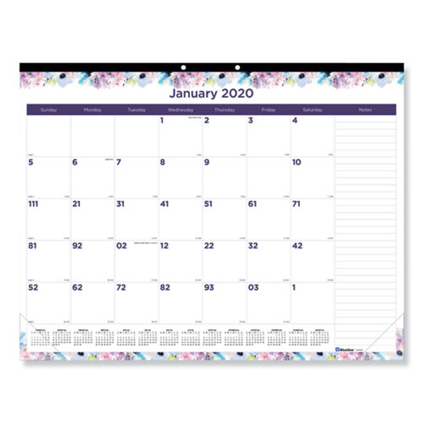 Passion Floral Desk Pad