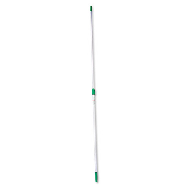 Opti-loc Aluminum Extension Pole, 8ft, Two Sections, Green/silver