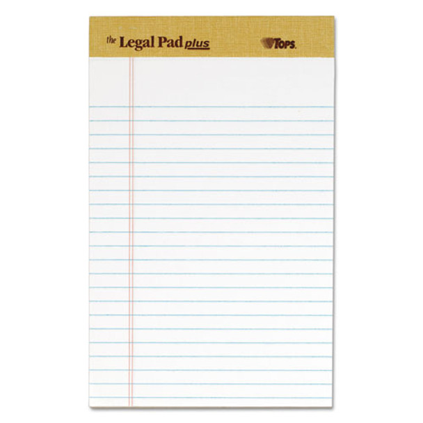 "the Legal Pad" Perforated Pads, Narrow Rule, 5 X 8, White, 50 Sheets, Dozen - DTOP71500