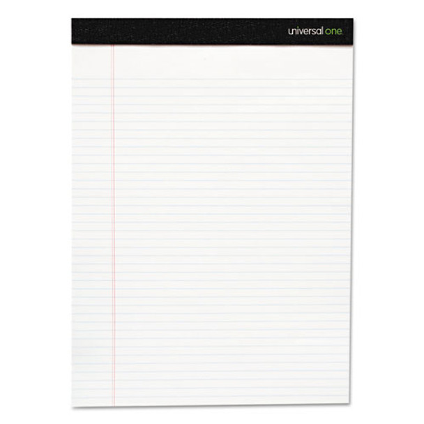 Premium Ruled Writing Pads, Wide/legal Rule, 8.5 X 11, White, 50 Sheets, 12/pack