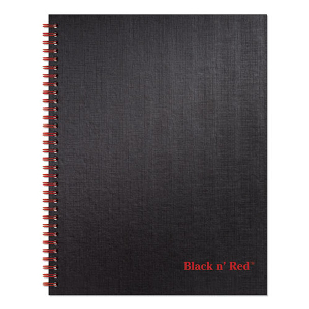 Twinwire Hardcover Notebook, Wide/legal Rule, Black Cover, 11 X 8.5, 70 Sheets