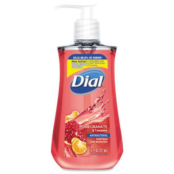 Antibacterial Liquid Soap, 7.5 Oz Pump Bottle, Pomegranate And Tangerine, 12/carton