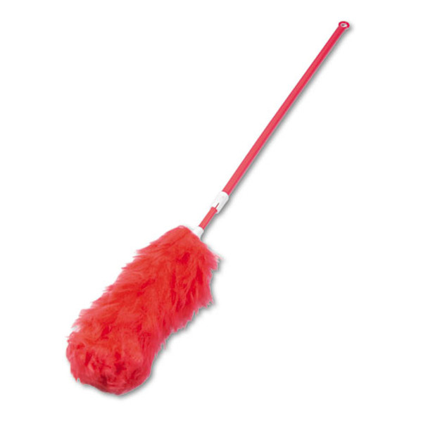 Lambswool Extendable Duster, Plastic Handle Extends 35" To 48", Assorted Colors