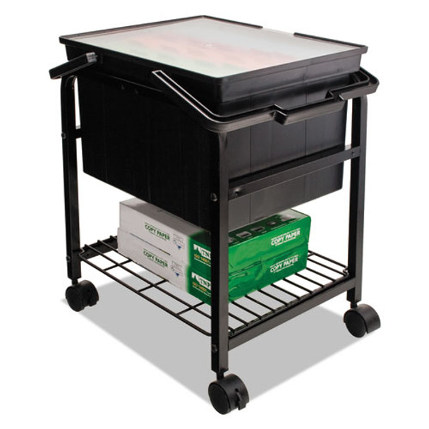 Heavy-duty File Shuttle, 17.13w X 14.25d X 20h, Black