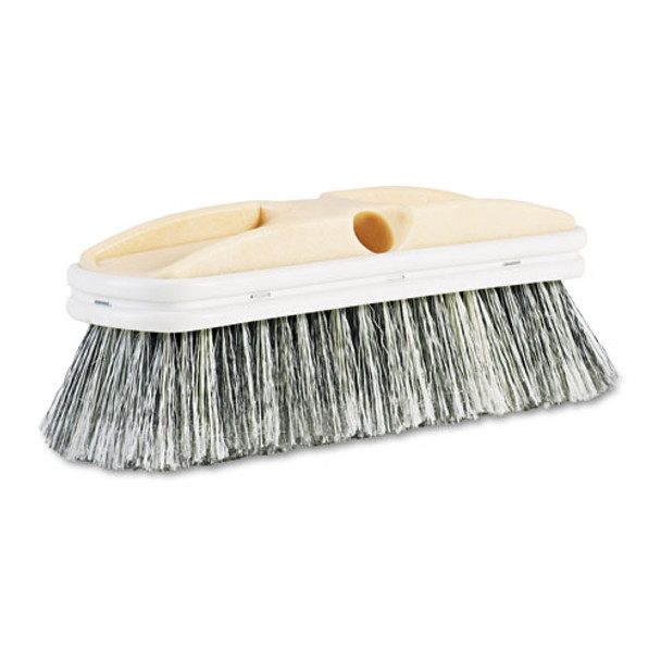 Polystyrene Vehicle Brush W/vinyl Bumper, 2 1/2" Bristles, 10" Brush