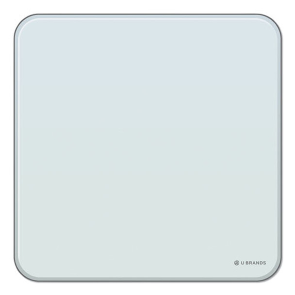 Cubicle Glass Dry Erase Board, 12 X 12, White