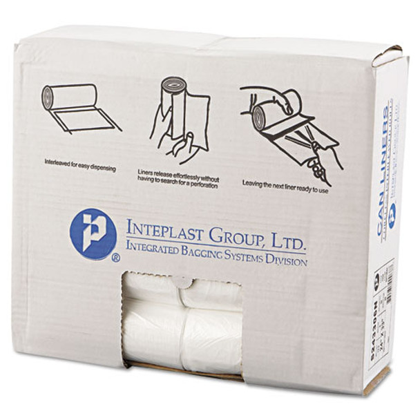 High-density Commercial Can Liners, 16 Gal, 6 Microns, 24" X 33", Natural, 1,000/carton