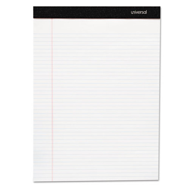 Premium Ruled Writing Pads, Wide/legal Rule, 8.5 X 11, White, 50 Sheets, 6/pack