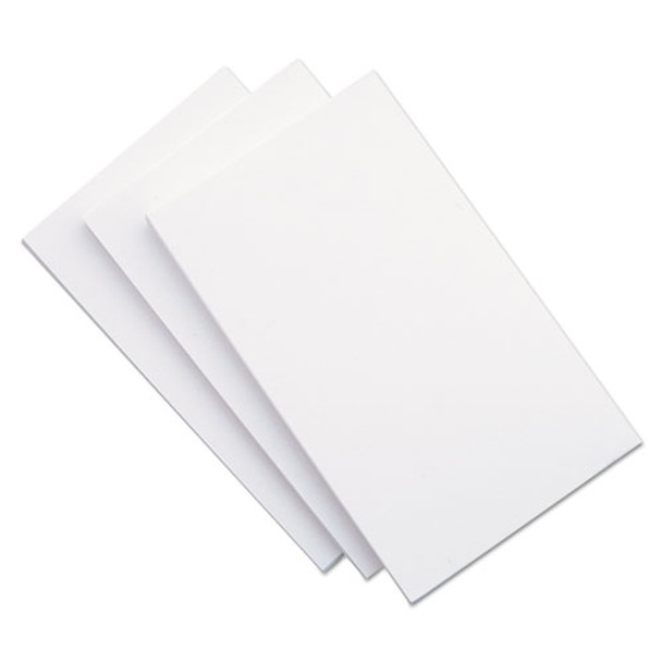 Unruled Index Cards, 5 X 8, White, 100/pack - DUNV47240