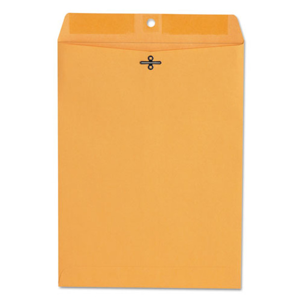 Kraft Clasp Envelope, #90, Square Flap, Clasp/gummed Closure, 9 X 12, Brown Kraft, 100/box