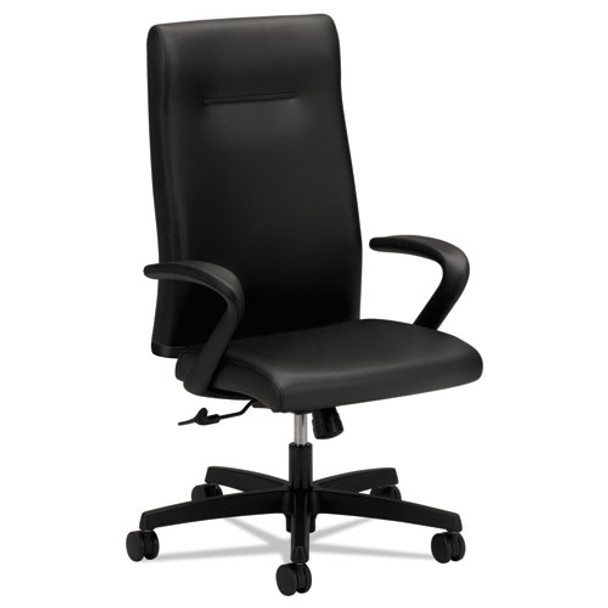 Ignition Series Executive High-back Chair, Supports Up To 300 Lbs., Black Seat/black Back, Black Base