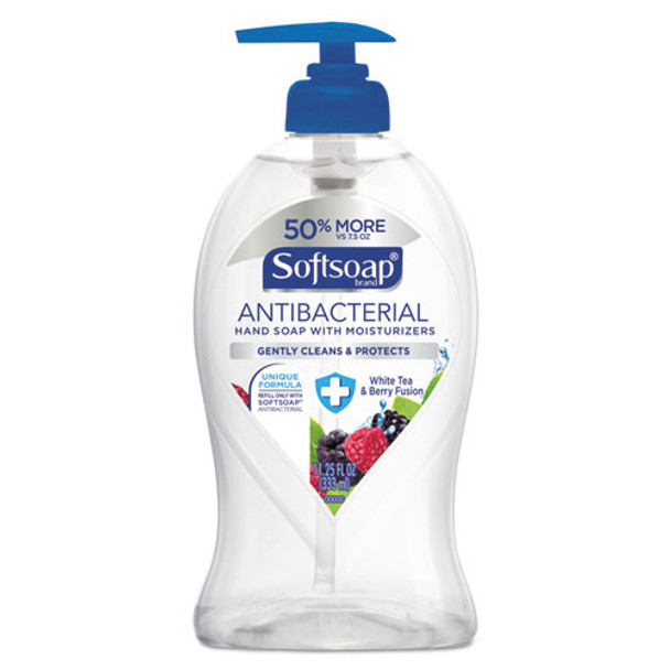 Antibacterial Hand Soap, White Tea & Berry Fusion, 11 1/4 Oz Pump Bottle