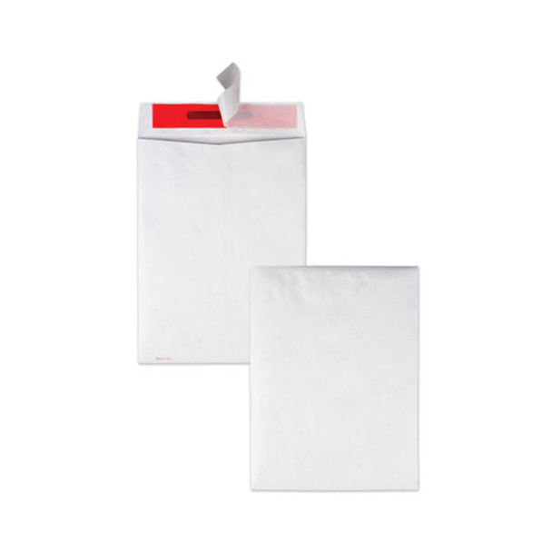 Tamper-indicating Mailers Made With Tyvek, #10 1/2, Redi-strip Closure, 9 X 12, White, 100/box