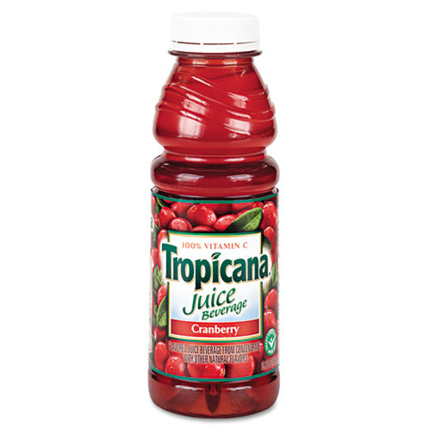 Juice Beverage, Cranberry, 15.2oz Bottle, 12/carton