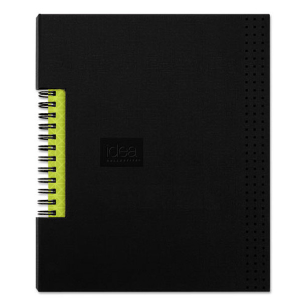 Idea Collective Professional Wirebound Hardcover Notebook, 5 7/8 X 8 1/4, Black