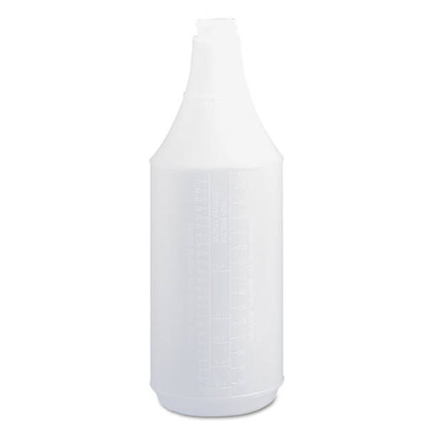 Embossed Spray Bottle, 32 Oz, Clear, 24/carton