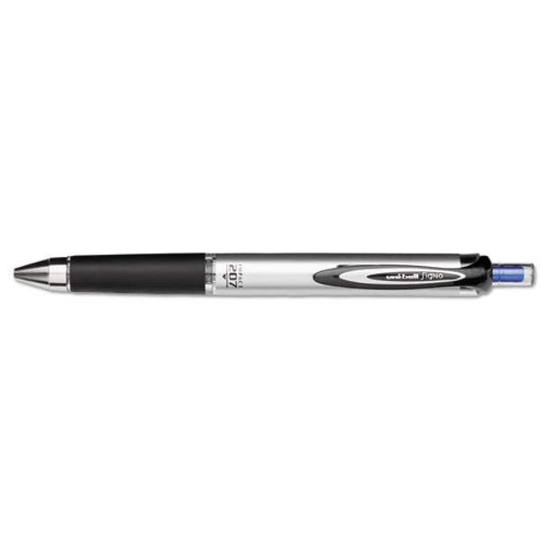207 Impact Retractable Gel Pen, Bold 1mm, Blue Ink, Black/blue Barrel
