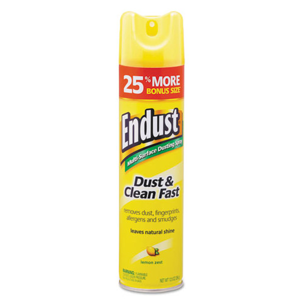 Endust Multi-surface Dusting And Cleaning Spray, Lemon Zest, 6/carton