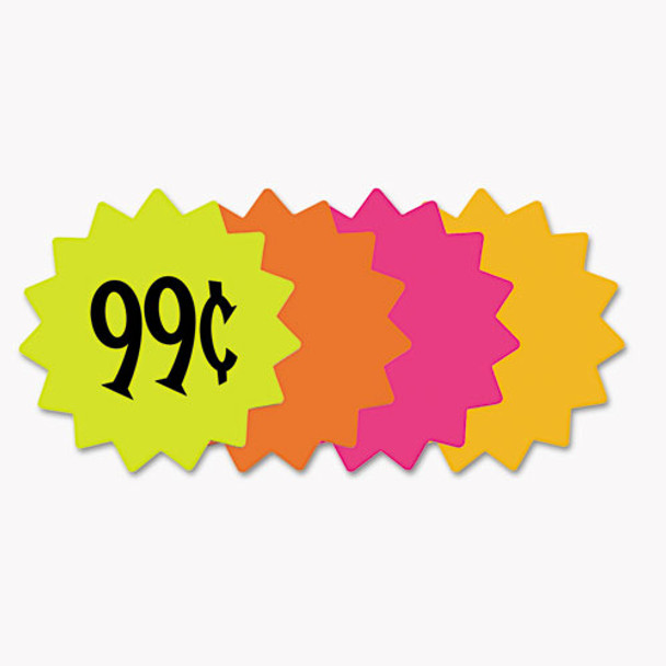 Die Cut Paper Signs, 4" Round, Assorted Colors, Pack Of 60 Each