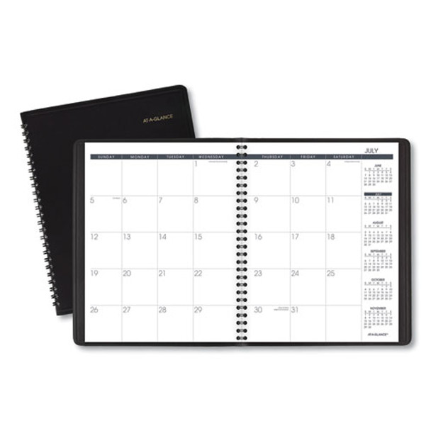 Monthly Planner,8.75 X 7, Black, 2020-2021