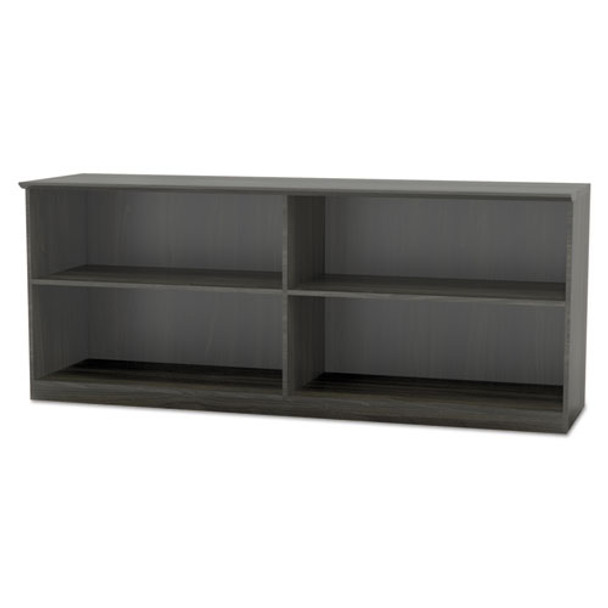 Medina Series Low Wall Cabinet With Doors, 72w X 20d X 29 1/2h, Gray Steel, Box1
