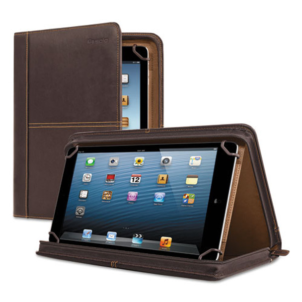 Premiere Leather Universal Tablet Case, Fits Tablets 8.5" Up To 11", Espresso