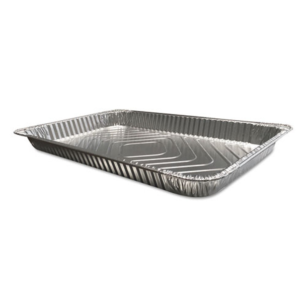 Aluminum Steam Table Pans, Full Size, Shallow, 50/carton