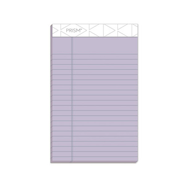 Prism + Writing Pads, Narrow Rule, 5 X 8, Pastel Orchid, 50 Sheets, 12/pack