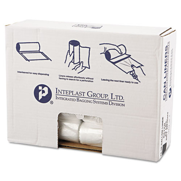 High-density Commercial Can Liners Value Pack, 16 Gal, 7 Microns, 24" X 31 ", Clear, 1,000/carton