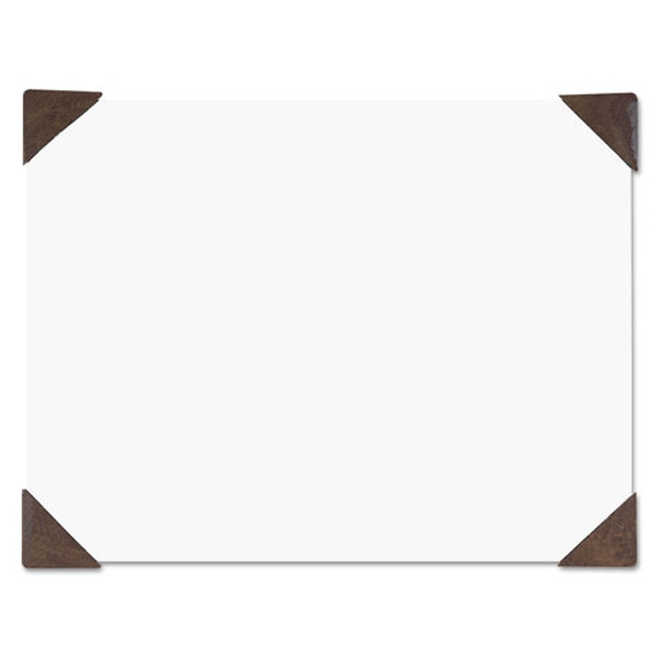 100% Recycled Doodle Desk Pad, Unruled, 50 Sheets, Refillable, 22 X 17, Brown