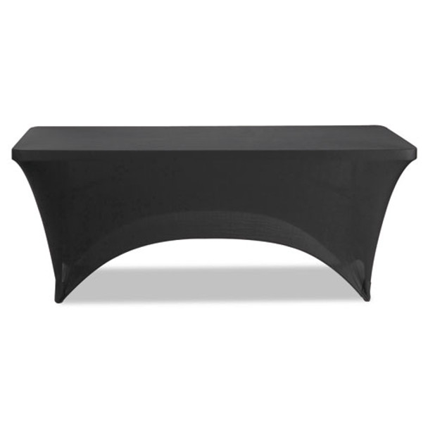 Stretch-fabric Table Cover, Polyester/spandex, 30" X 72", Black - DICE16521