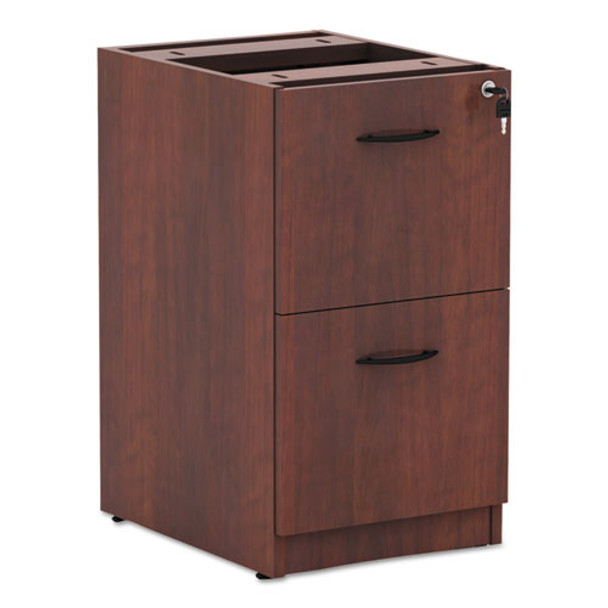 Alera Valencia File/file Drawer Full Pedestal, 15.63w X 20.5d X 28.5h, Medium Cherry