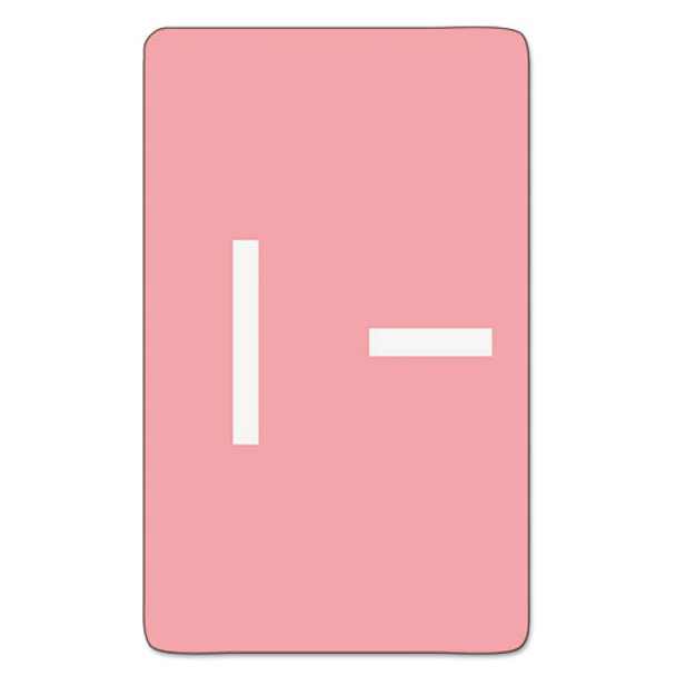 Alphaz Color-coded Second Letter Alphabetical Labels, I, 1 X 1.63, Pink, 10/sheet, 10 Sheets/pack