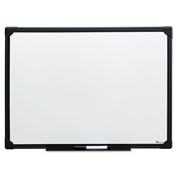 Dry Erase Board, Melamine, 24 X 18, Black Frame