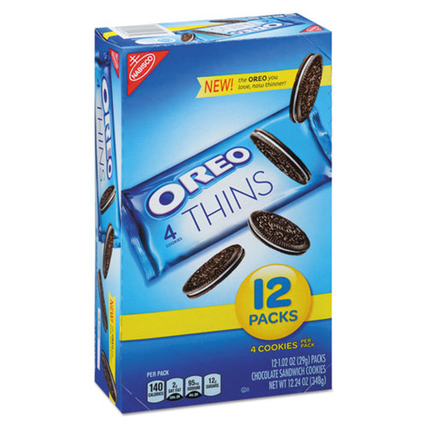 Oreo Cookies Single Serve Packs, Chocolate, 1.02 Oz Pack, 12/box